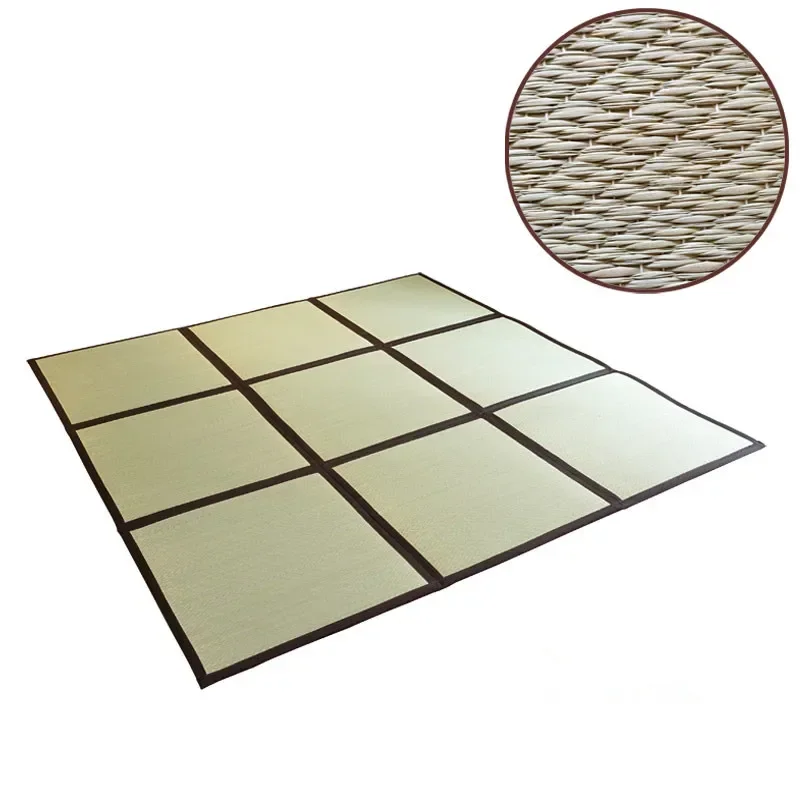 Tatami Mat Rush - カーペットフロアマットラッシュ畳マットユニットフロアシート軽量リビングルームベッドルームマットレス用