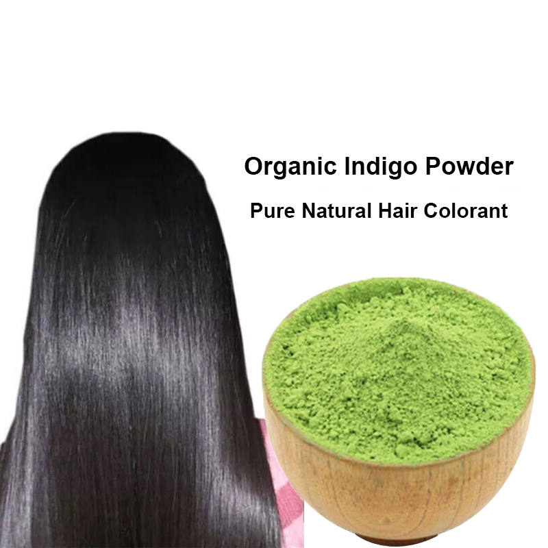 Indigo Dye Kit - インド産の純粋な天然植物性ヘアダイインディゴパウダーは、ヘナパウダーと併用して白髪をカバーすることができ、ヘアダイアクセサリーとしても使用できます。