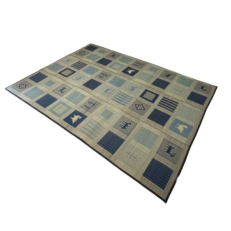 Tatami Mat Rush - ヨガ、和風長方形畳マット - 180x240cm 天然ラッシュグラスフロアマット 家庭用、瞑想用、禅空間を作りましょう