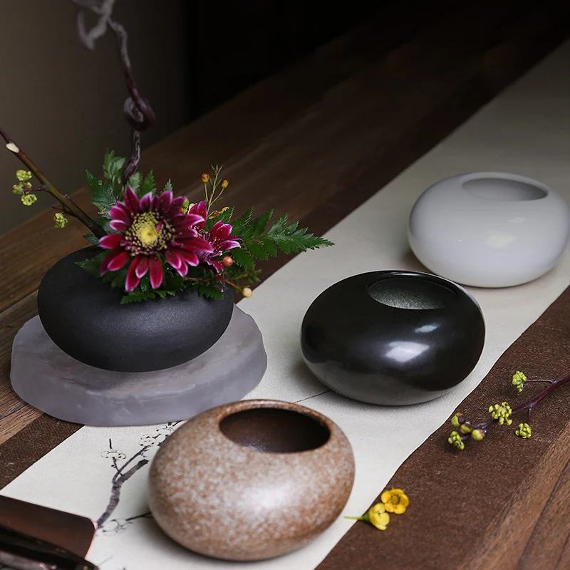 Ikebana Vase Kenzan - 日本のカエルセラミック花瓶生け花日本の生け花フラワーアレンジメントドロップボウルティーテーブルケンザンブーケヴィンテージ家の装飾