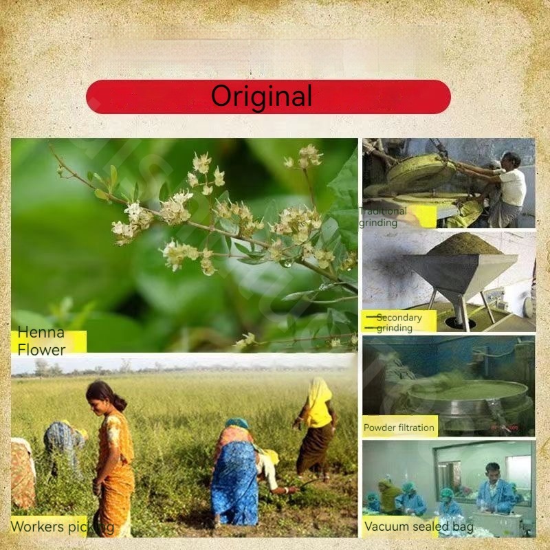 天然の純粋な植物の粉末,ヘアカラーケア,白,栄養補給,茶色, - Indigo Dye Kit のレビューと価格