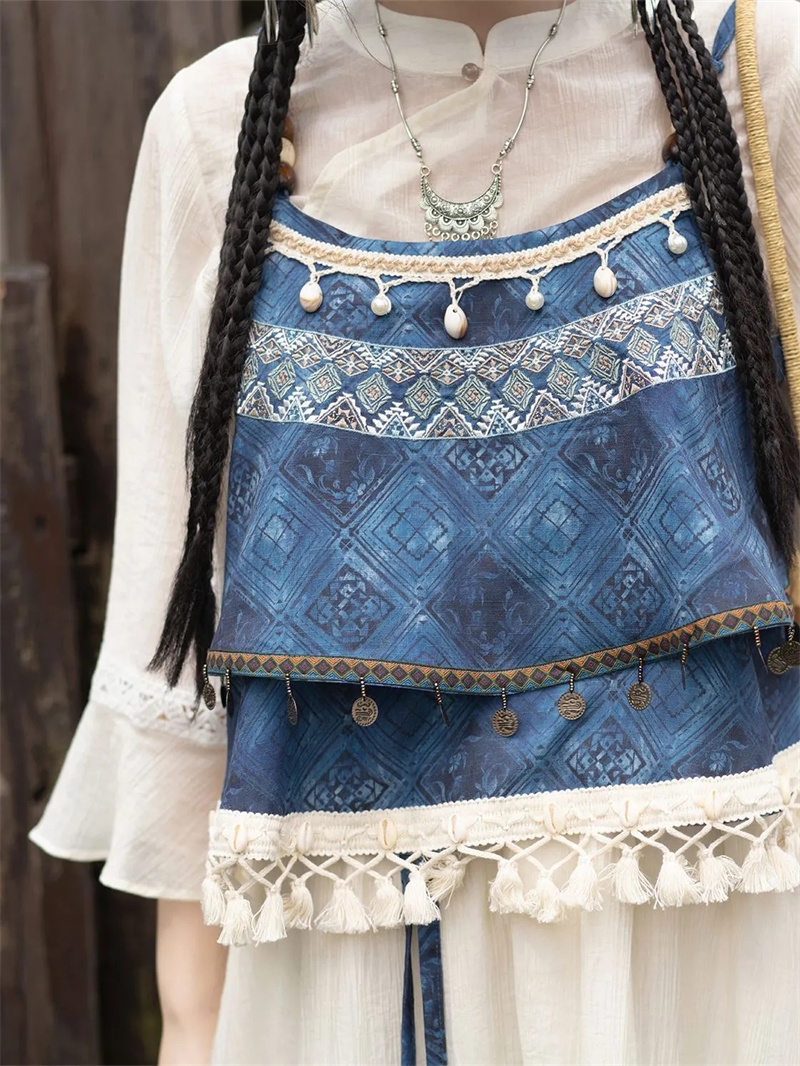 刺embroideredプリントのエスニックフルセット,中国 - Indigo Dye Kit のレビューと価格