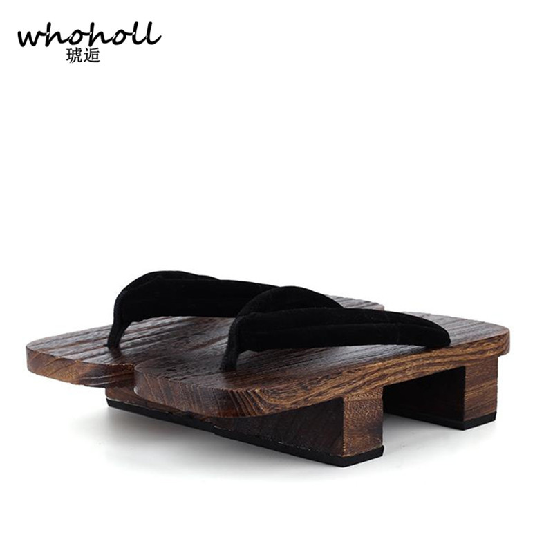 WHOHOLL 下駄二本歯サンダルアニメコスプレ日本下駄サン - Geta Wooden Sandal のレビューと価格