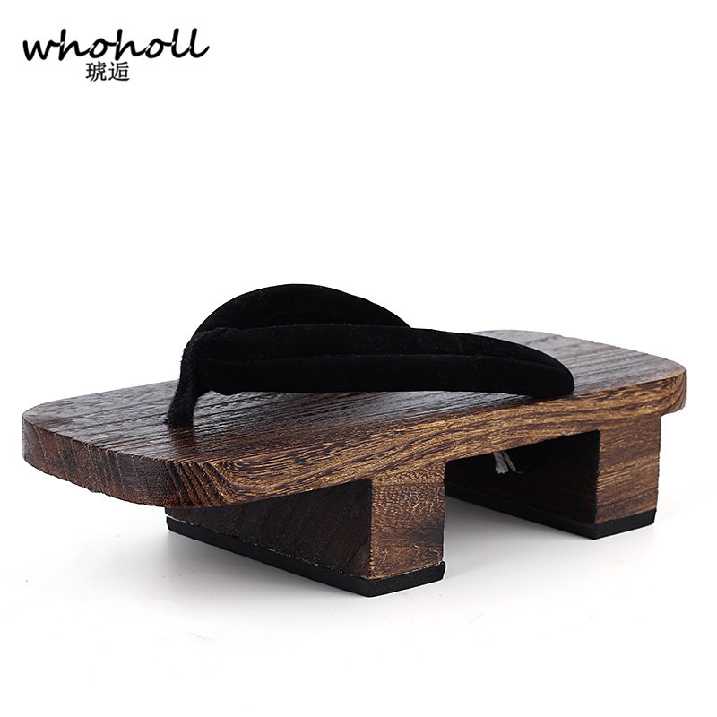 WHOHOLL 下駄二本歯サンダルアニメコスプレ日本下駄サン - Geta Wooden Sandal のレビューと価格