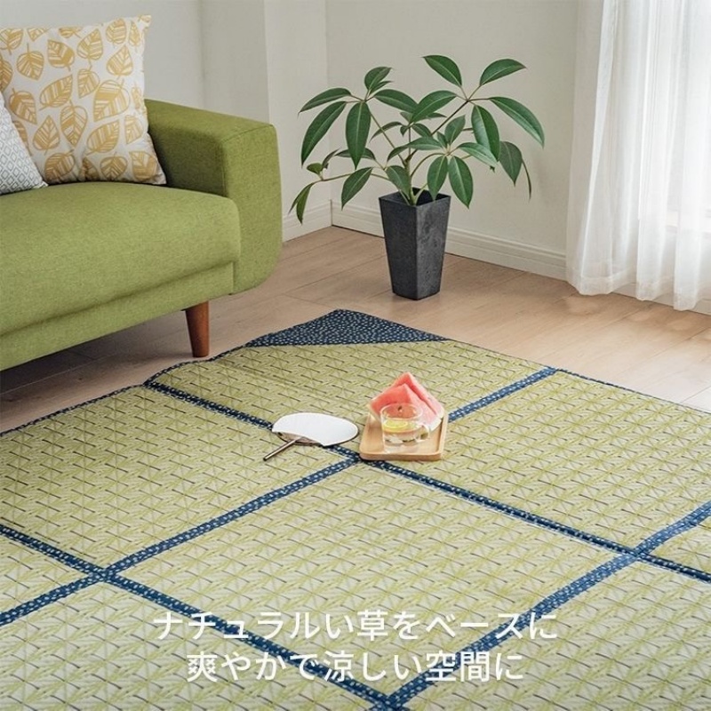 Damedai 折りたたみ床大型ラグカーペット長方形草ラッシ - Tatami Mat Rush のレビューと価格