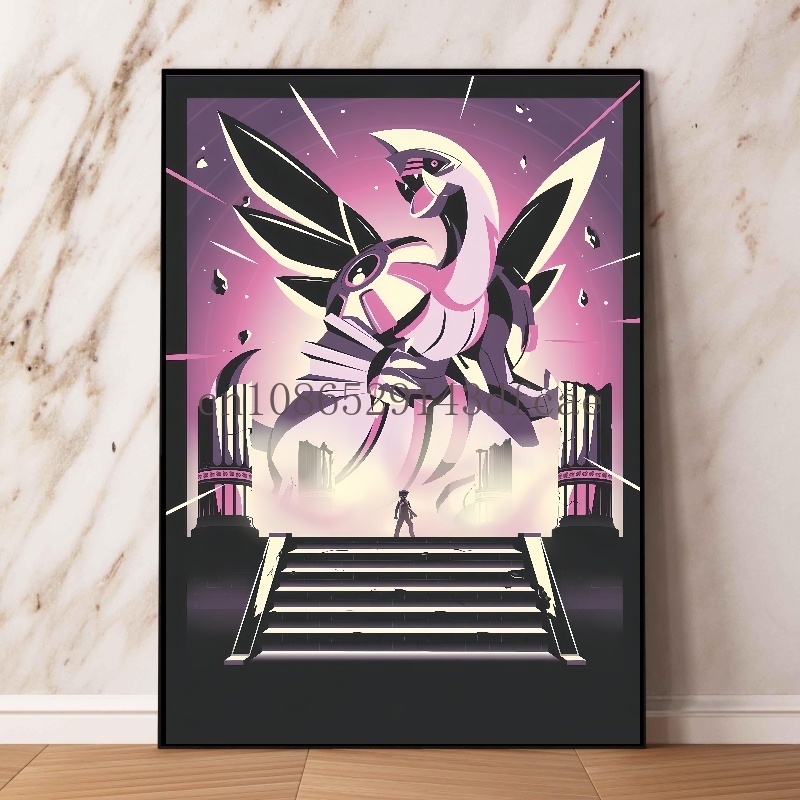 古典的な日本のポケモンスタイルのキャンバス絵画,水彩画のポス - Japan Lifestyle のレビューと価格