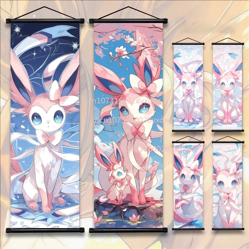 日本のアニメスクロール絵画ポケモンシルベオンポスター漫画キャ - Japan Lifestyle のレビューと価格