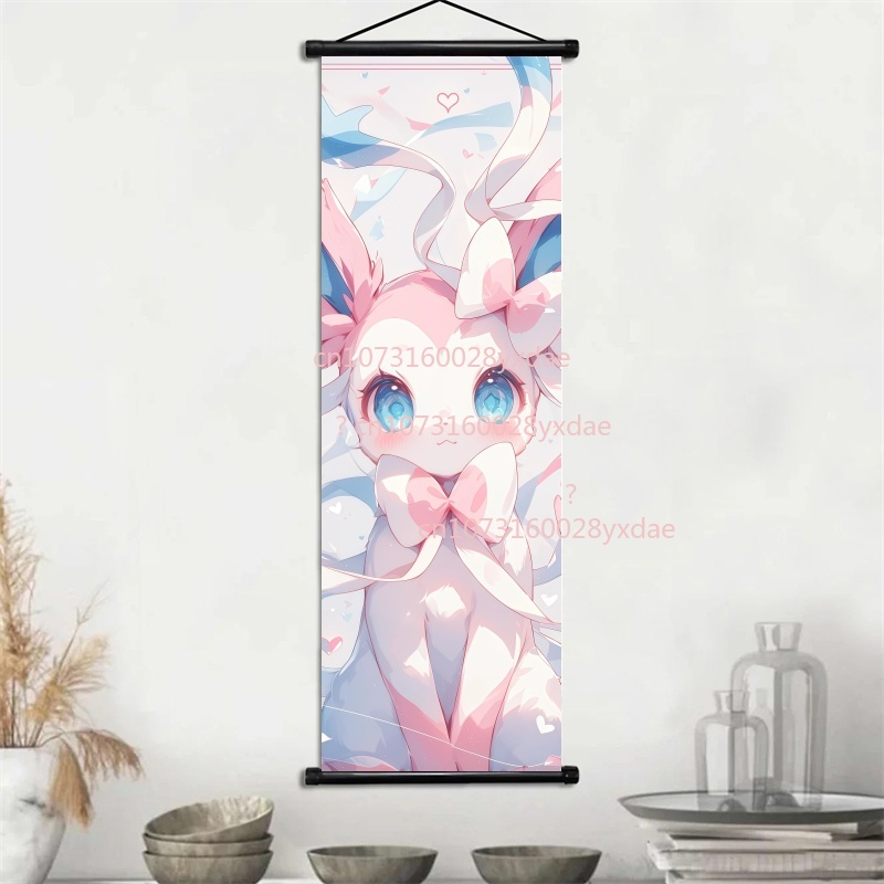 日本のアニメスクロール絵画ポケモンシルベオンポスター漫画キャ - Japan Lifestyle のレビューと価格