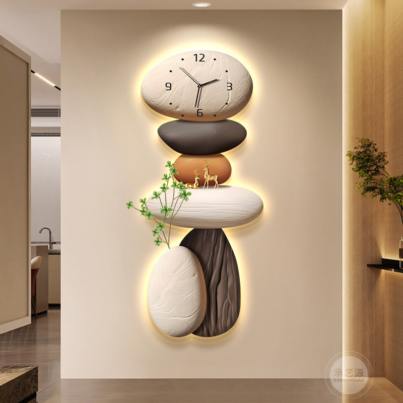和風のユニークな壁掛け時計セキュリティデザイナー美的高級アー - Japanese Luxury Lifestyle のレビューと価格